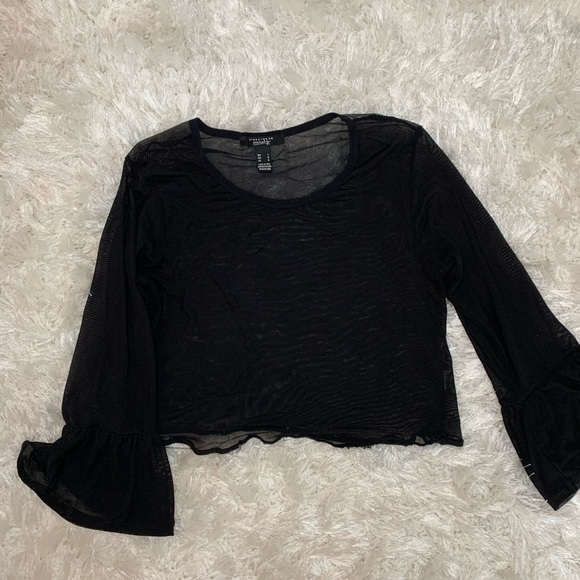 Black see-through top - Picture 3 of 4